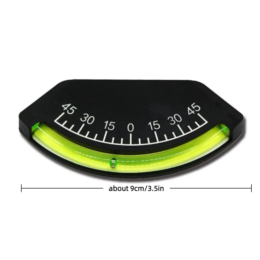 Marine Clinometer Marine Heel Angles Sailing Clinometer Boats Monitors Measurement Tilt from -45 to +45Degrees with Easy to Read
