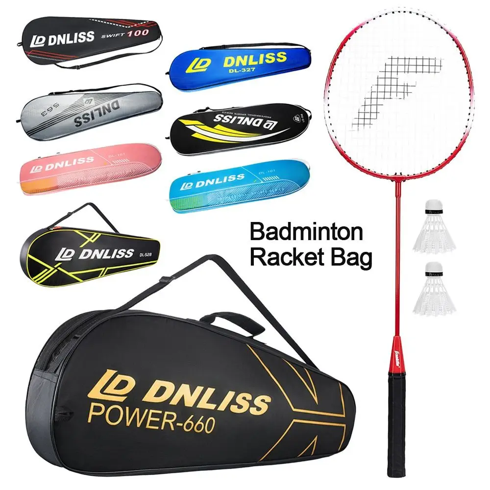 Badminton Accessories Thick Badminton Racket Bag Oxford Portable Racket Protective Cover Racket Carrying Bag Sport Bags