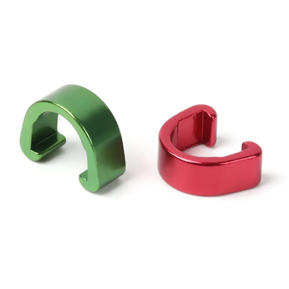 5Pcs MTB Bike Brake Cable/Derailleur Line Case Aluminum Alloy C-Shape Buckle Clasps Bicycle C Clips Outdoor Cycling Parts