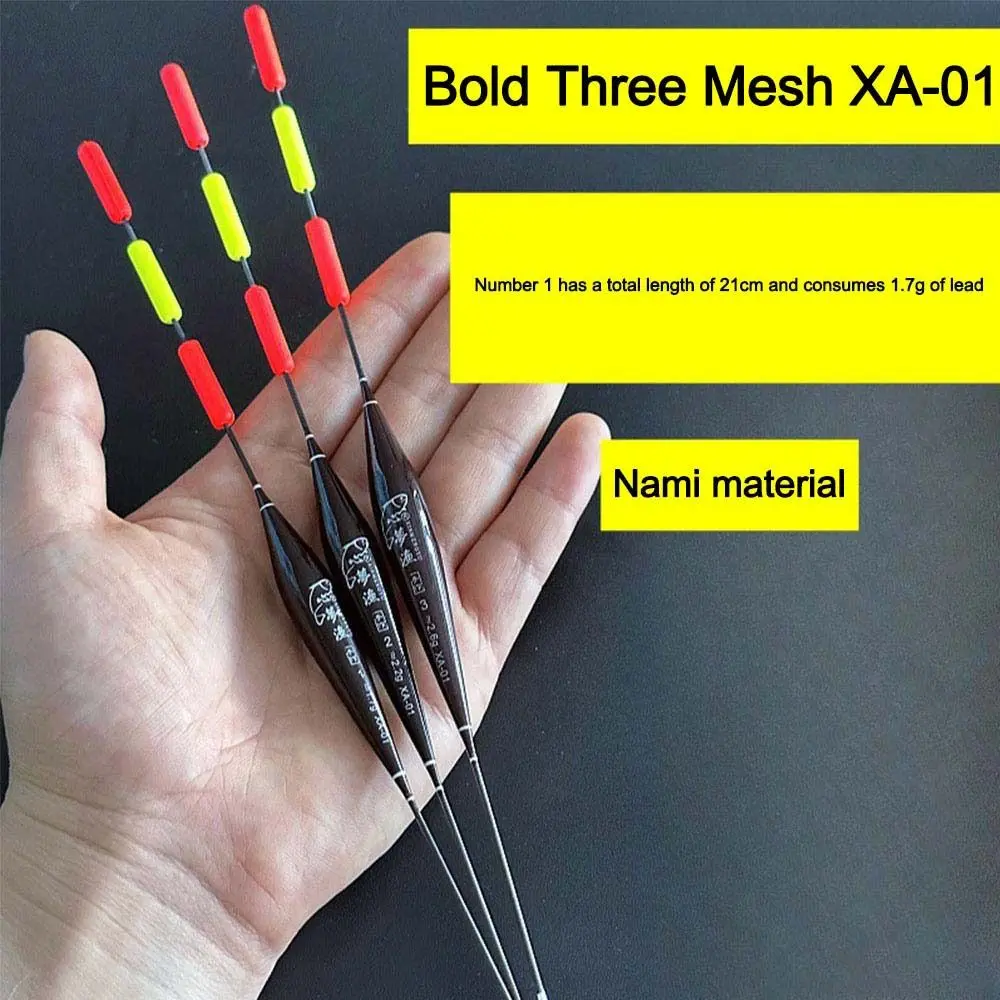 Three-mesh Fishing Float Highly Sensitive Shallow Water Ultra-Short Fish Float Eye-catching Float Outdoor Fishing Accessories