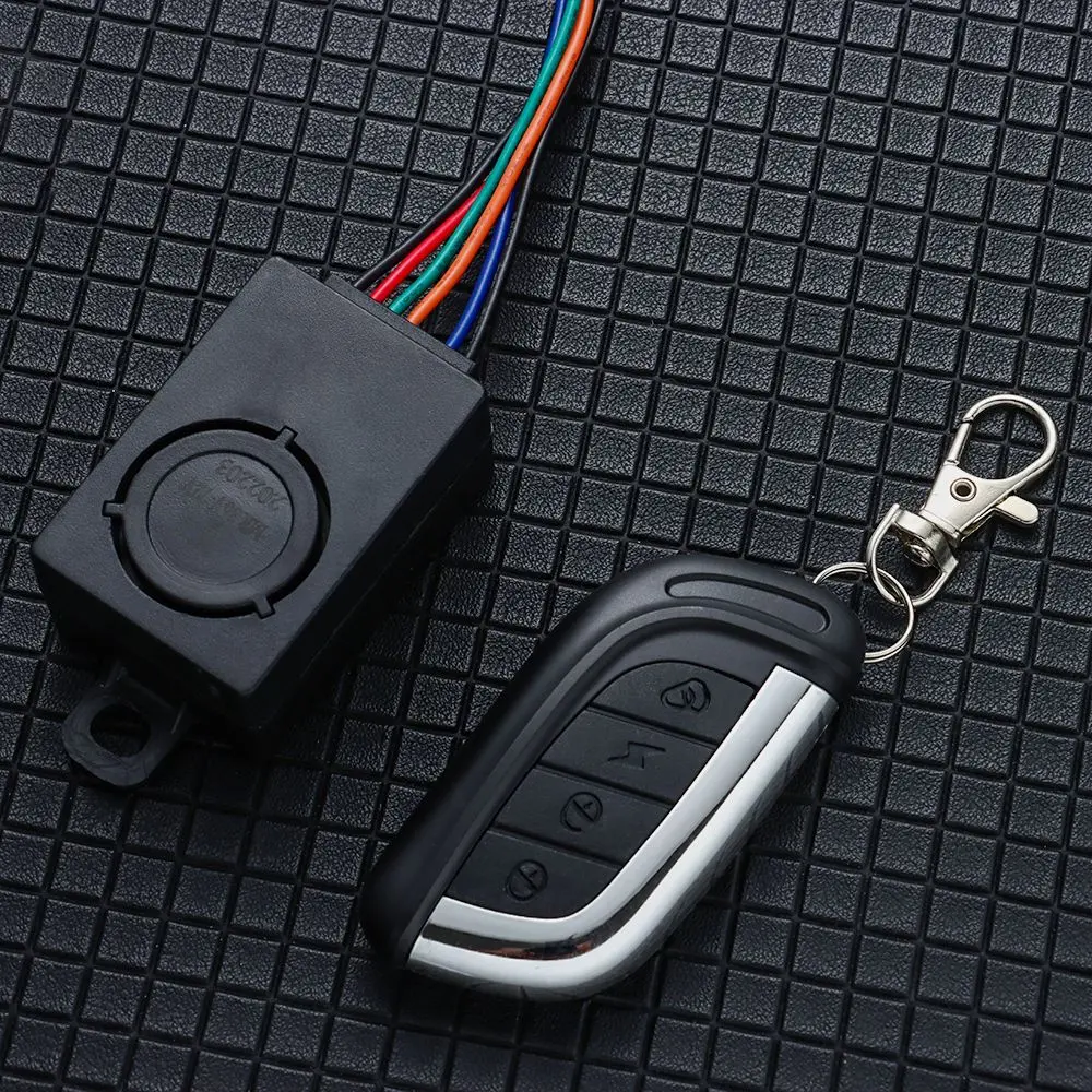 36-72V E-Bike Alarm System Two Remote Control Electric Bicycle Security Motorcycle Scooter Anti-Theft Replacement Refitting Part
