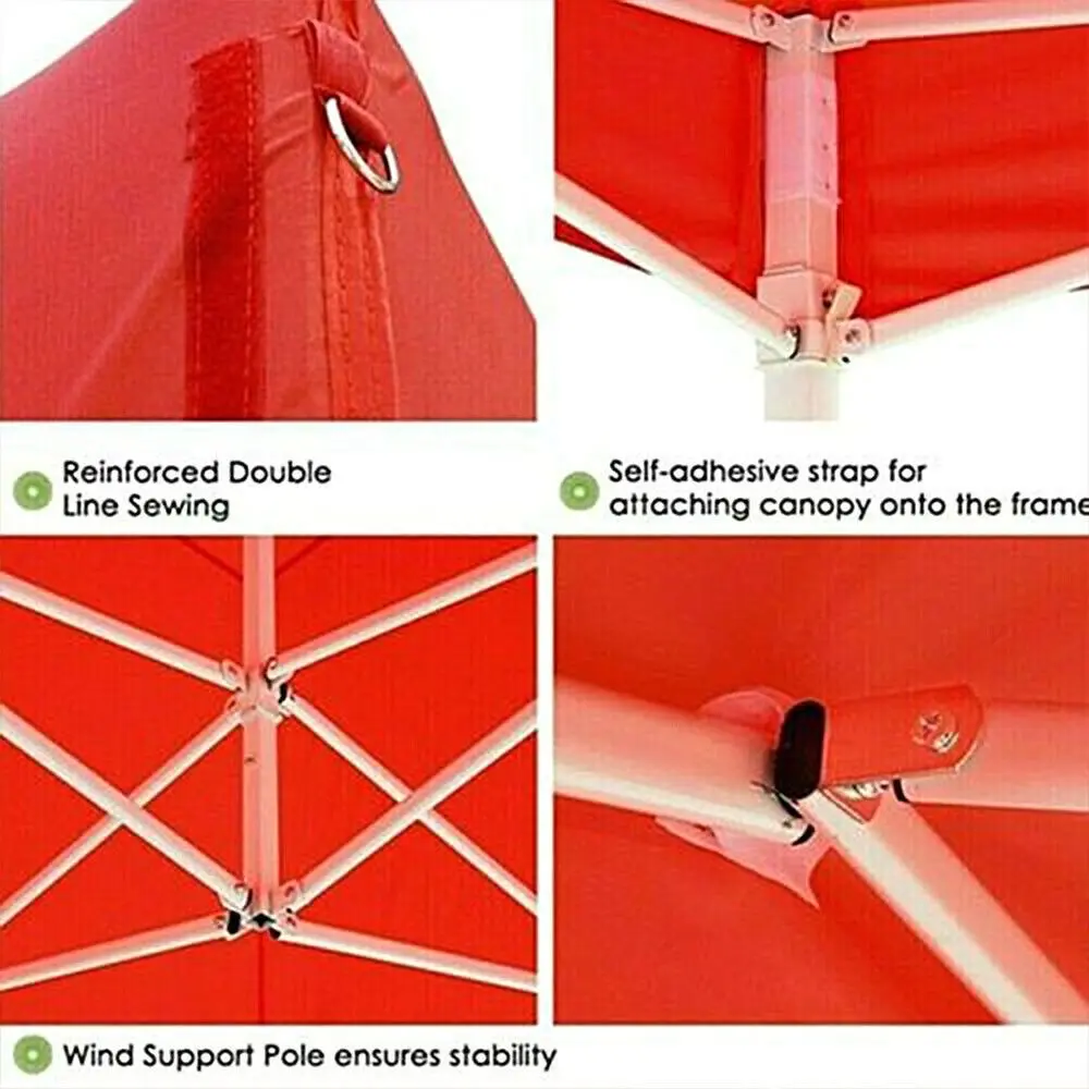 420D Waterproof Oxford Cloth Canopy Top Replacement Garden BBQ Gazebo Top Cover Cloth Tent Shelters Canopy Roof Replacement