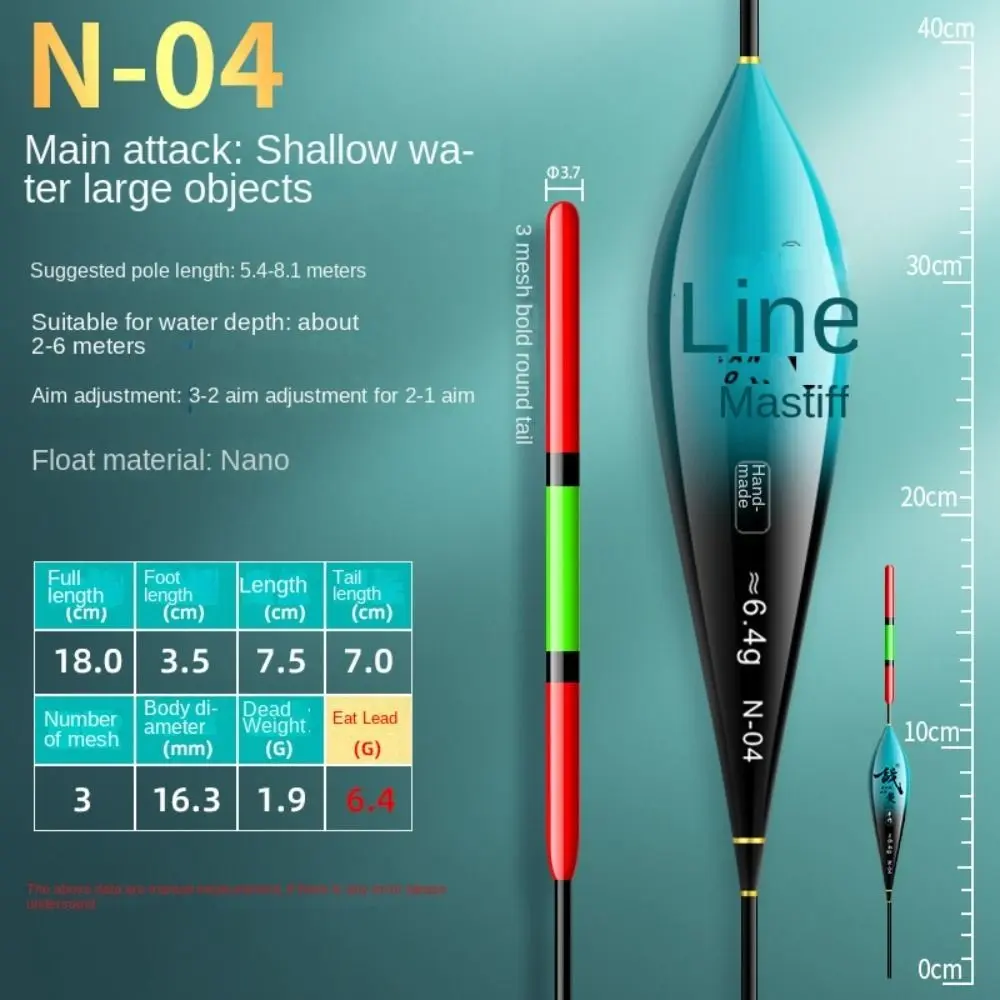 Superfine Fishing Floats Sea Fishing Rock Fishing Freshwater Floaters Workmanship Dual-purpose Buoy Tool Ice Fishing Accessories