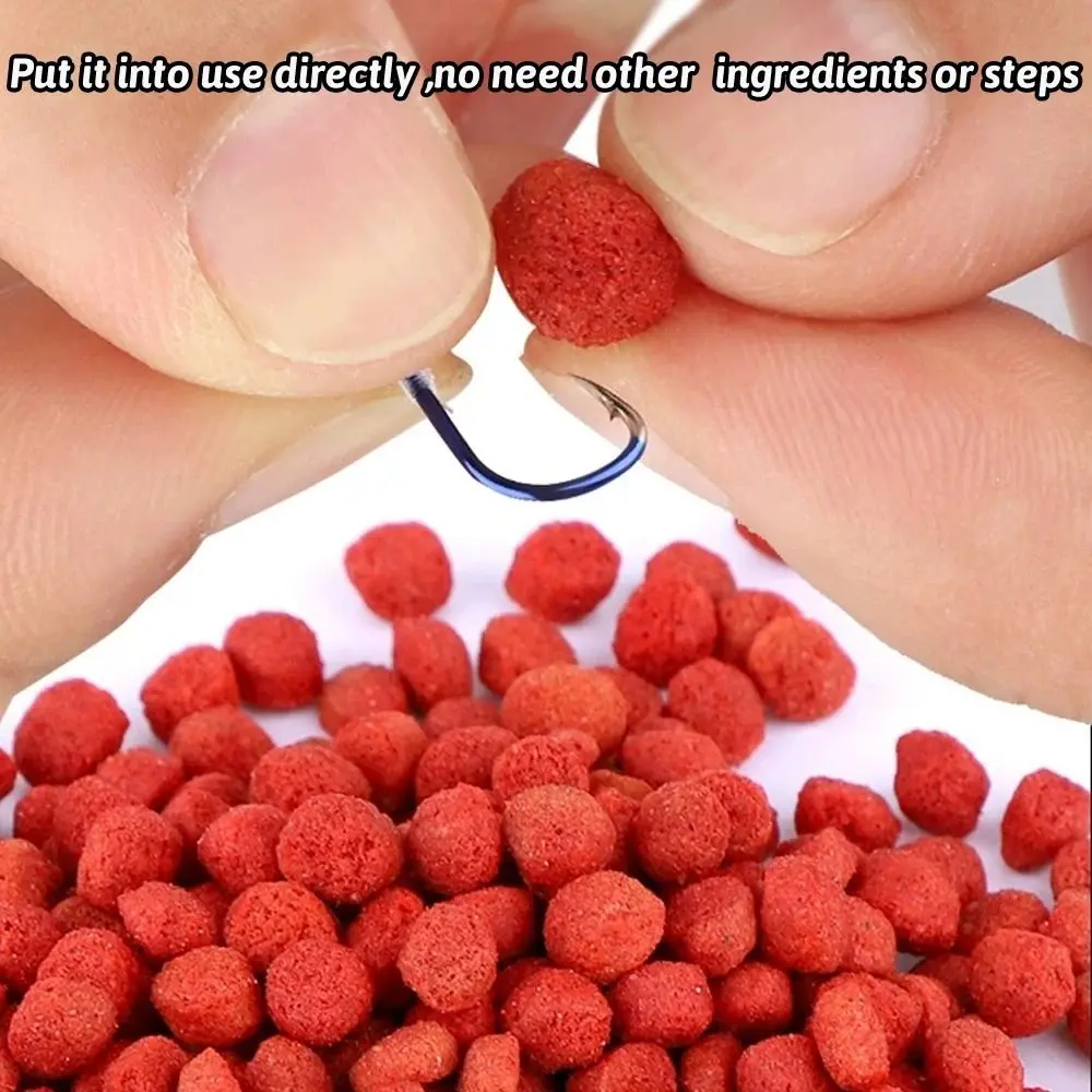 Particle Fishing Lure 330 PCS 4mm 120PCS 6mm Granular for 1#-10# Hook Carp Feed Pesca Bite Fish Attractant Meal Food Soft Bait