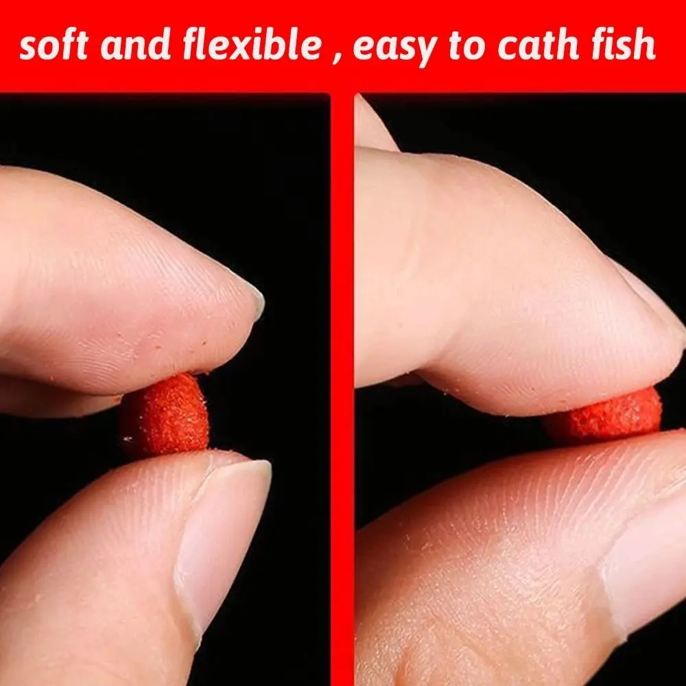 Particle Fishing Lure 330 PCS 4mm 120PCS 6mm Granular for 1#-10# Hook Carp Feed Pesca Bite Fish Attractant Meal Food Soft Bait