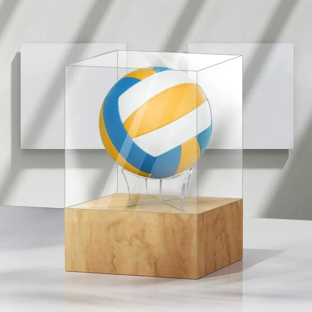 Acrylic Multi-function Basketball Ball Stand Display Holder Ball Rack Support Base Rugby Display Stand Football Bowling Ball