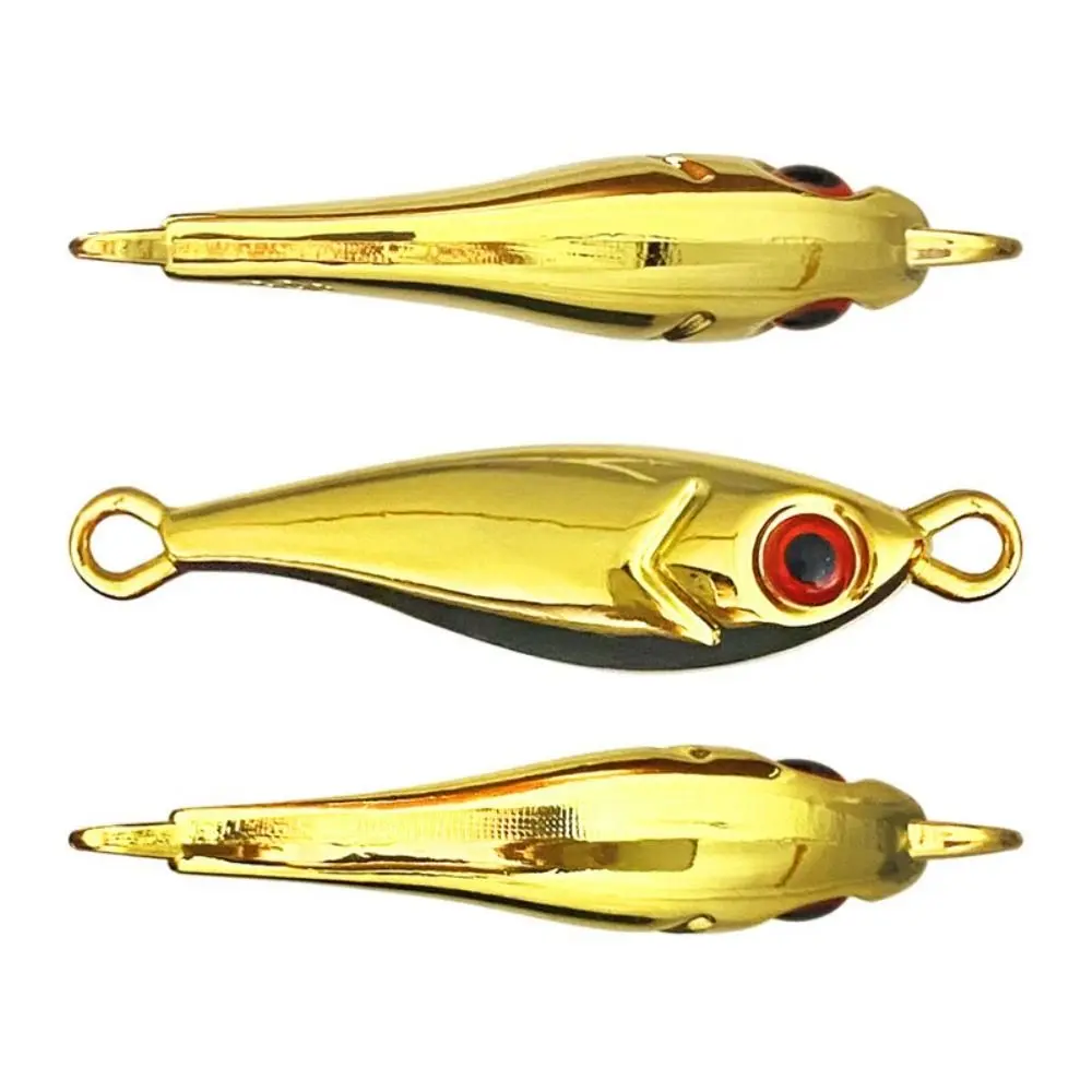 New Electroplated Metal Jig 3D Eyes 5g 7g 10g 15g 20g 30g 40g Long Cast Metal Jig Lure Fishing Metal Jig Lure Bait Fishing Lures