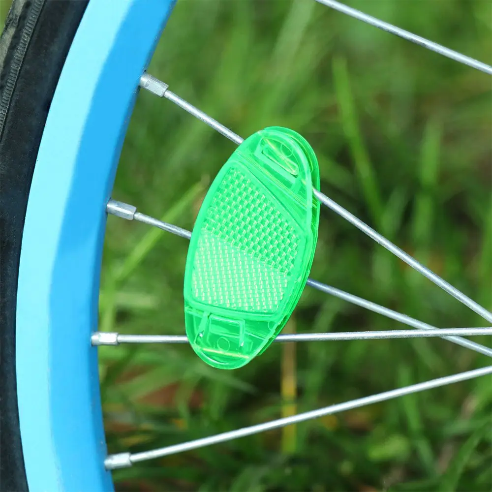 4PCS Night Reflectors Cycling Lights Safety Warning Light Bike Spoke Reflector Bicycle Reflect Wheel Rim Reflective Bicycle Part