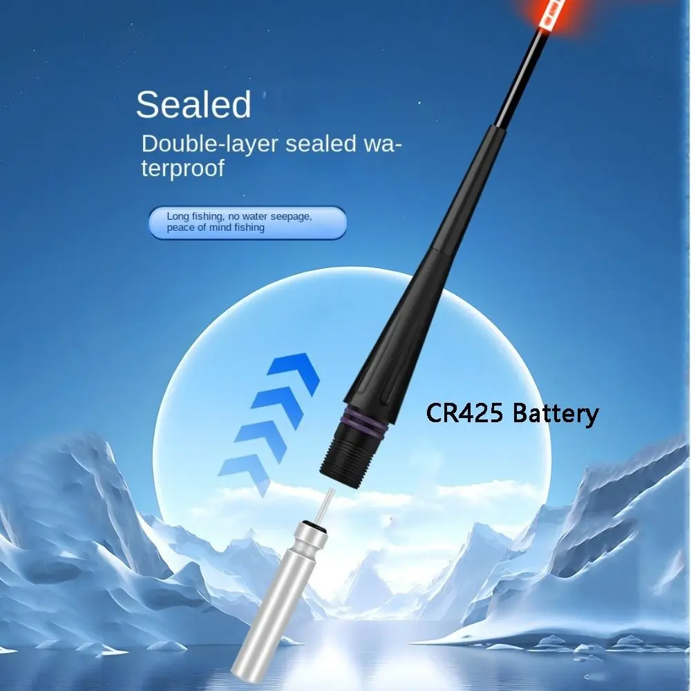 Smart Led Fishing Float Highly Sensitive Remind Buoy Gravity Sensor Glowing Electric Night Fishing Strobe Long Tail Light Float