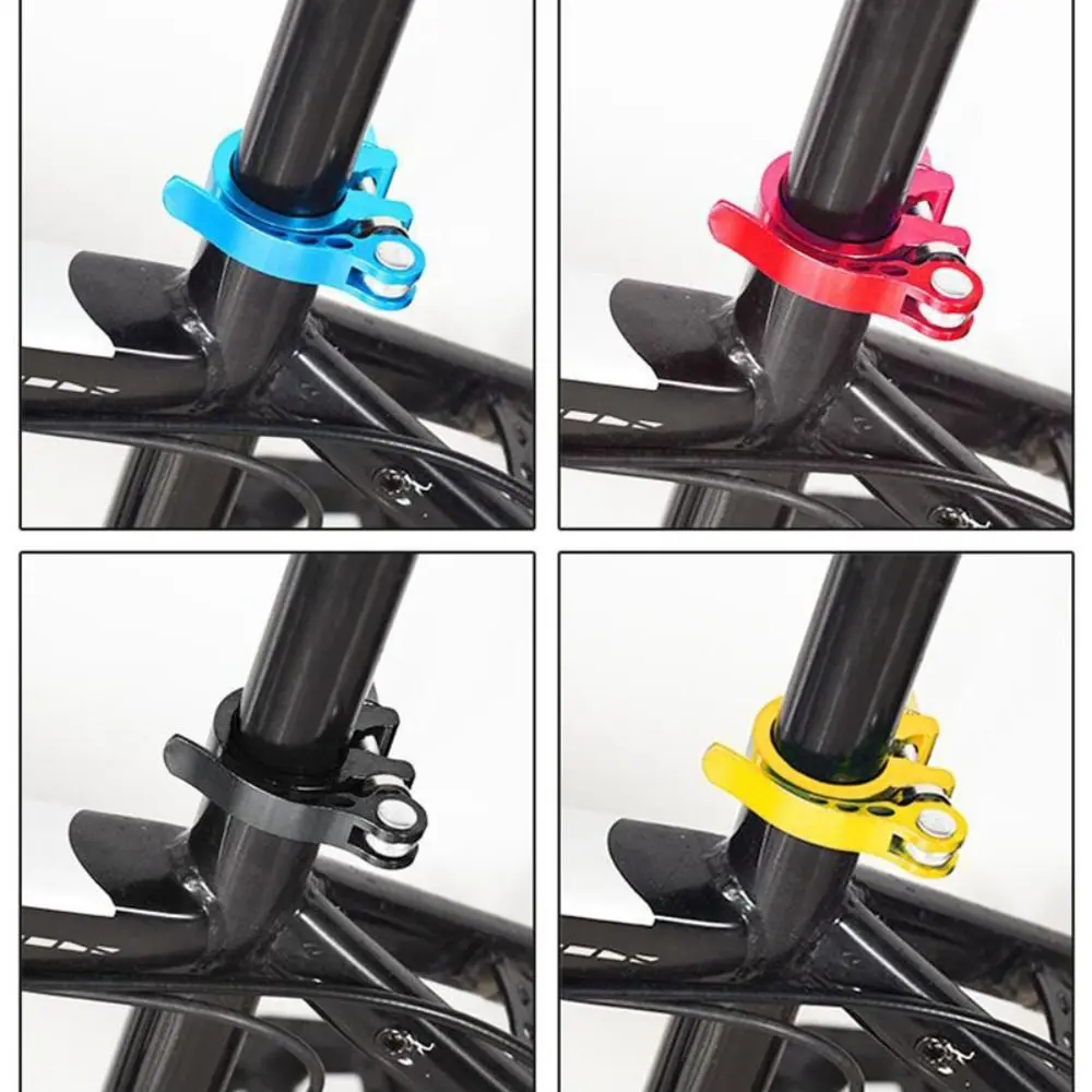 Aluminum Ultralight 25.4/28.6/31.8/34.9mm Seatpost Clamp Quick Release MTB Road Bike Seat Post Tube Clip Bicycle Cycling Parts