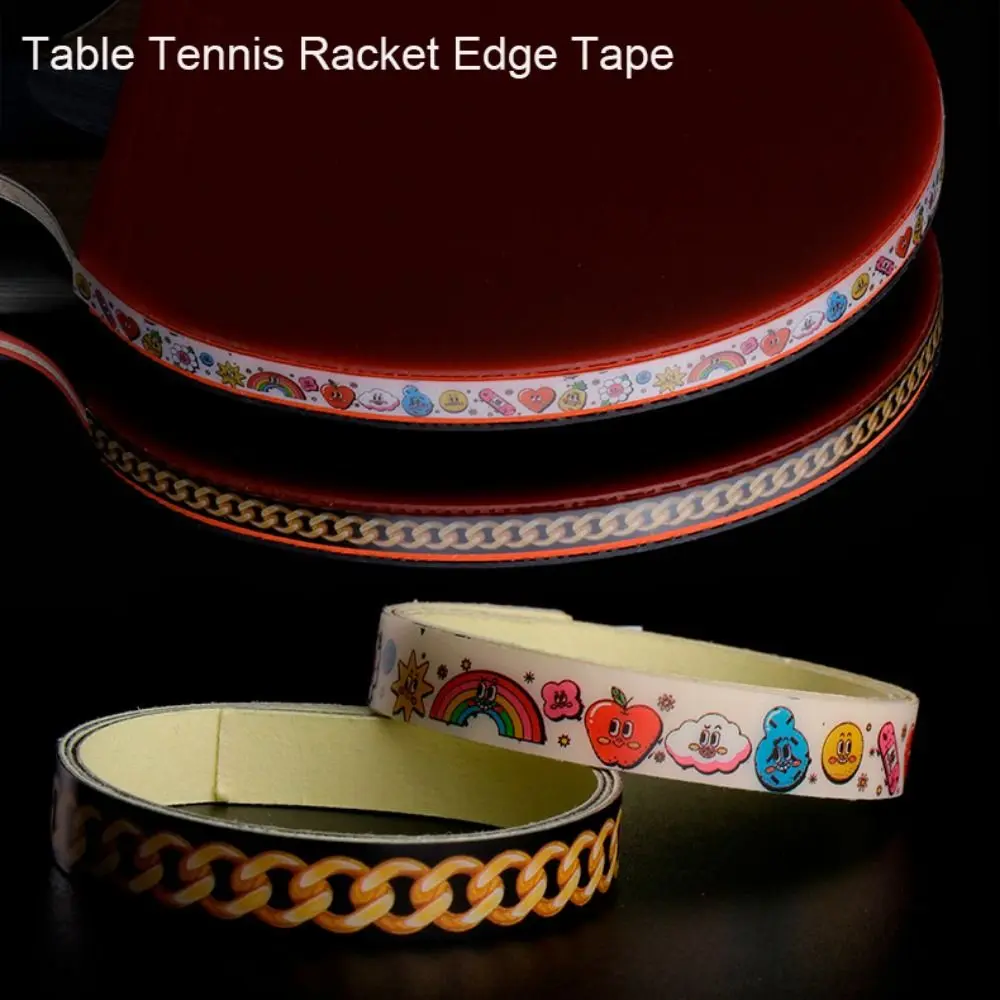 Multicolor Table Tennis Racket Edge Tape Professional Accessories Hard Ping Pong Bat Protective Side Tape Anti Collision Strip