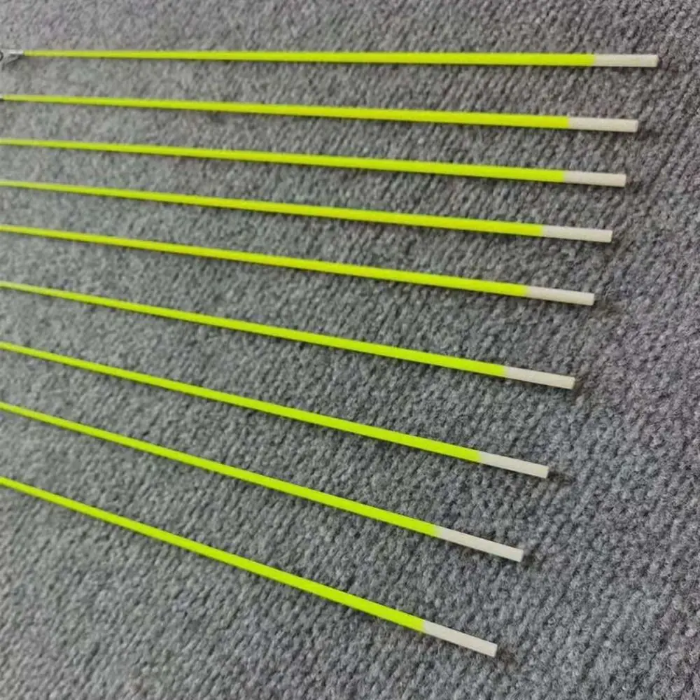 5PCS High Quality With Top Ring Fishing Rod Tip Winter 40cm Carbon Fiber Portable Spinning Fiberglass Fishing Pole Ice Fishing