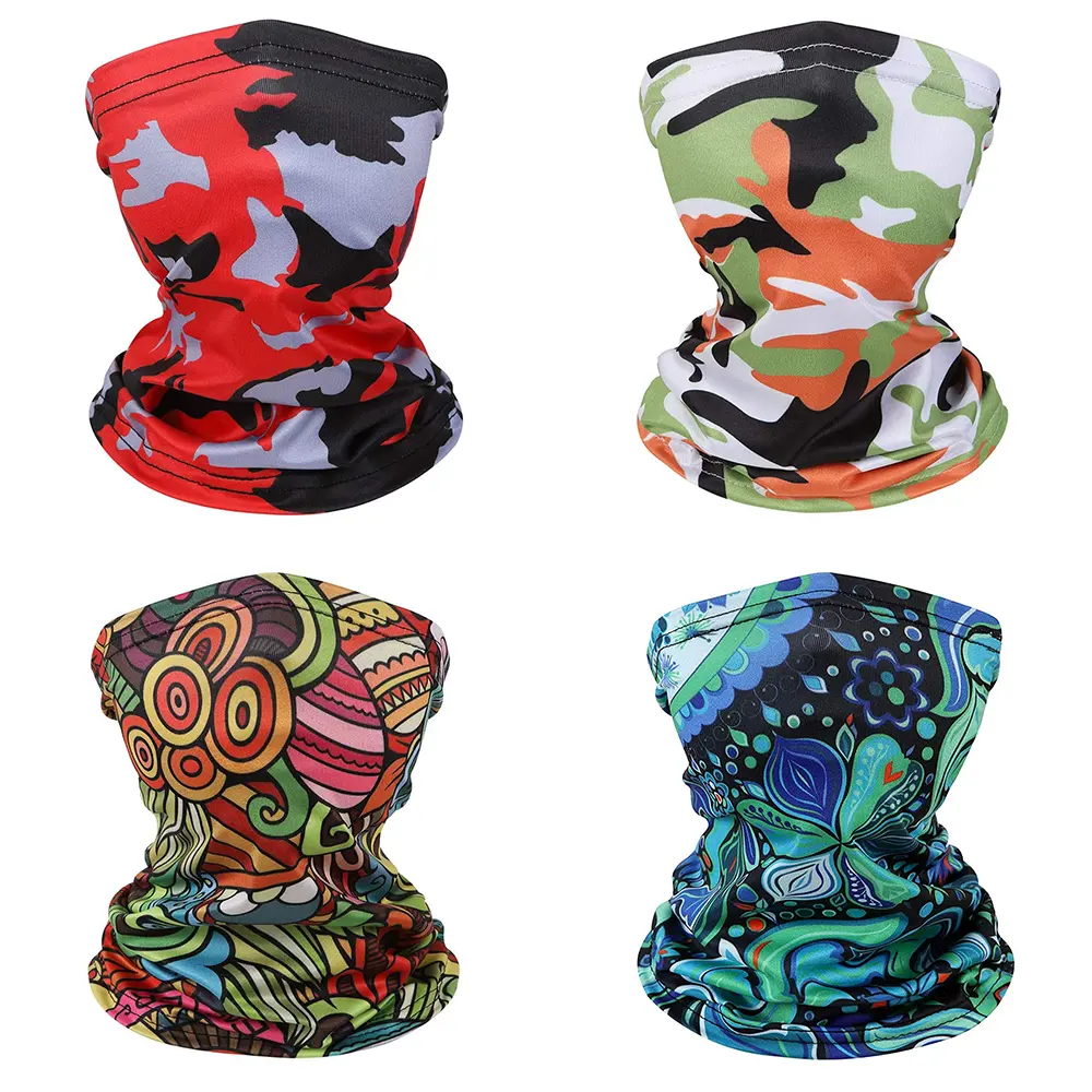 1PC Kids Winter Face Mouth Mask Neck Cover Magic Scarf Children Face Covering Warm Bandana Headbands Outdoor Cycling Accessory