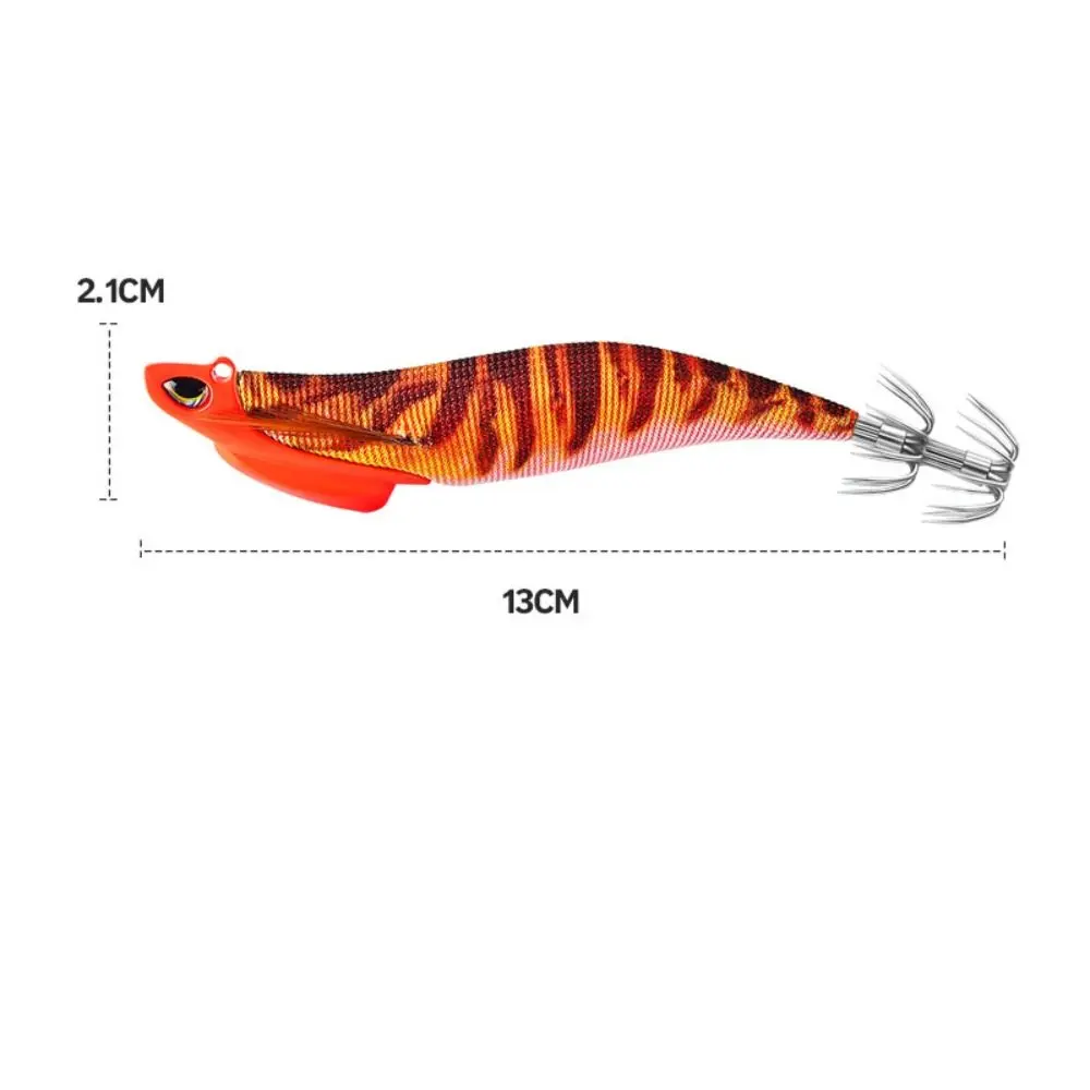 13cm/30g Luminous Floating Squid Jig Fishing Lure Artificial Hook Noctilucent Squid Cuttlefish Jigs Lure Spinnerbait Wood Shrimp