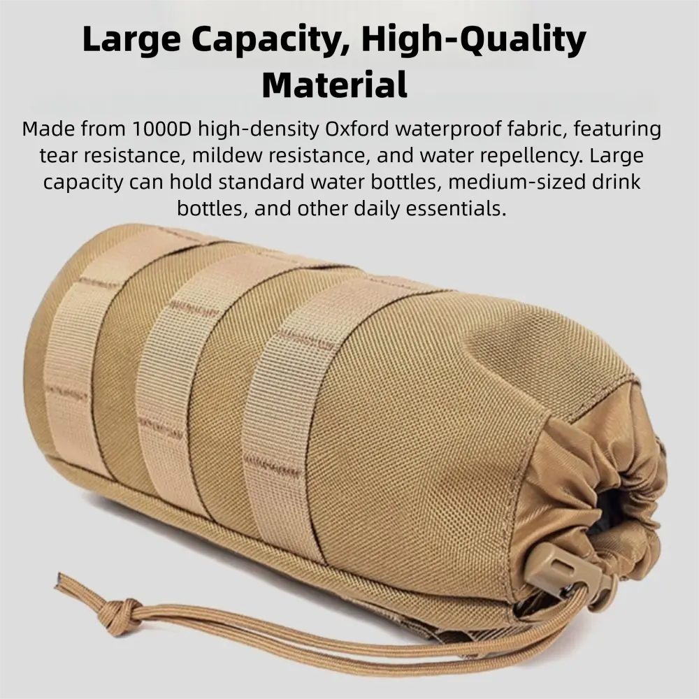 Water Bottle Bag Bottle Pouch Kettle Holder Outdoor Travel Camping Hiking Cycling Fishing Hunting Water Bottle Kettle Carrier