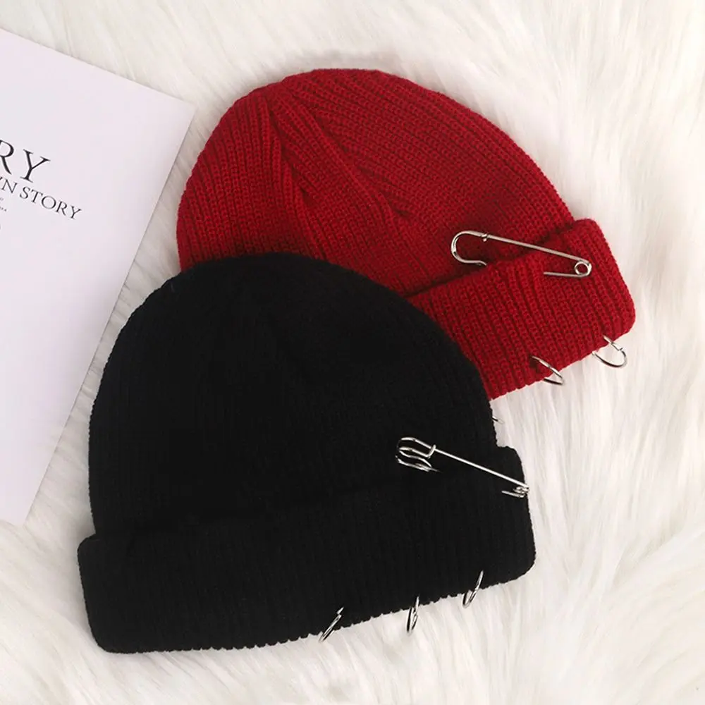 Warm Knitted Hat Soft Thick Wool Hat Winter Warm Ski Hat Loose Hat Casual Hat for Men Women Slouchy Bonnet Ski Hats Leisure Cap