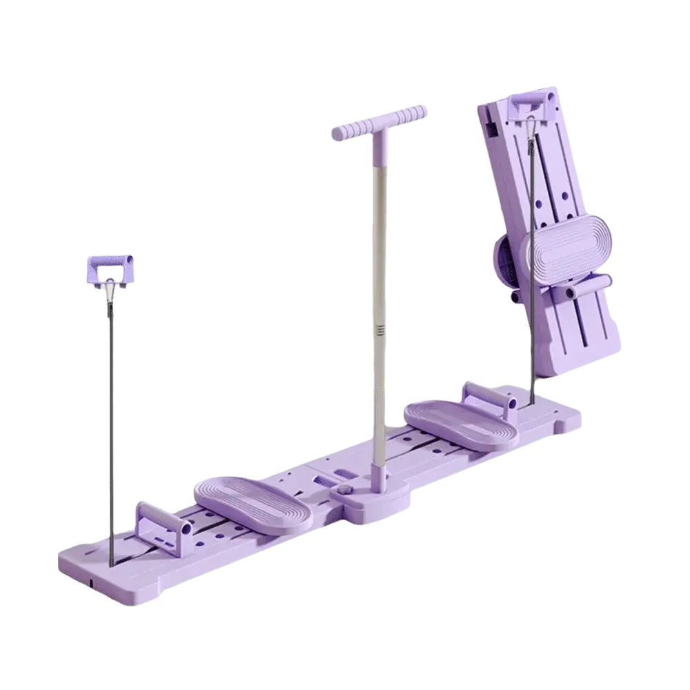 Foldable Ski Machine Plastic Adjustable Muscle Training Device Aerobic Exercise Beautify Leg Shape Hip Leg Trainer Basin Bottom