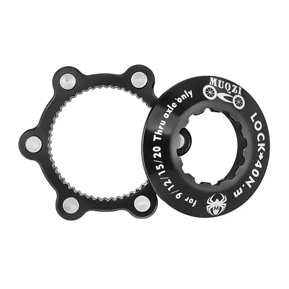 Brake Parts Bike Center Lock Adapter Universal DIY 6-Hole to Center Lock Aluminum Alloy Center Lock Conversion