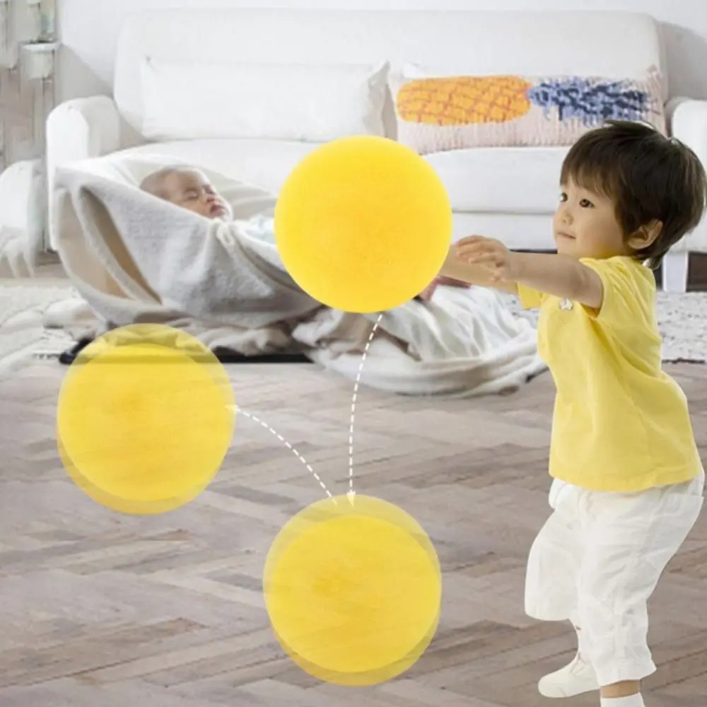 Foam Silent Basketball Low Noise Indoor Activities Indoor Training Ball Easy to Grip Lightweight Bouncing Basketball Team Sports