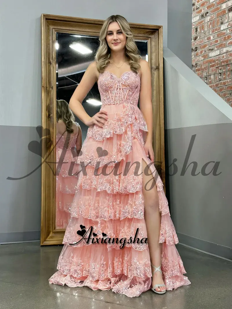 Luxury Gliiter Lace Prom Dress Black Embroidery Lace Vestidos De Noche Sexy Off Shoulder Edge Curl فساتين سهره فاخره