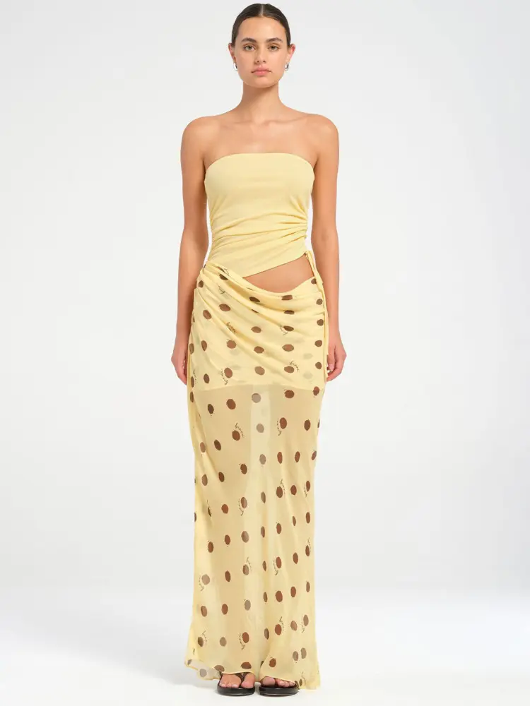 Mozision Patchwork Polka Dot Sexy Maxi Dress Women Gown Summer Fashion Off-shoulder Sleeveless Backless Beach Club Long Dress