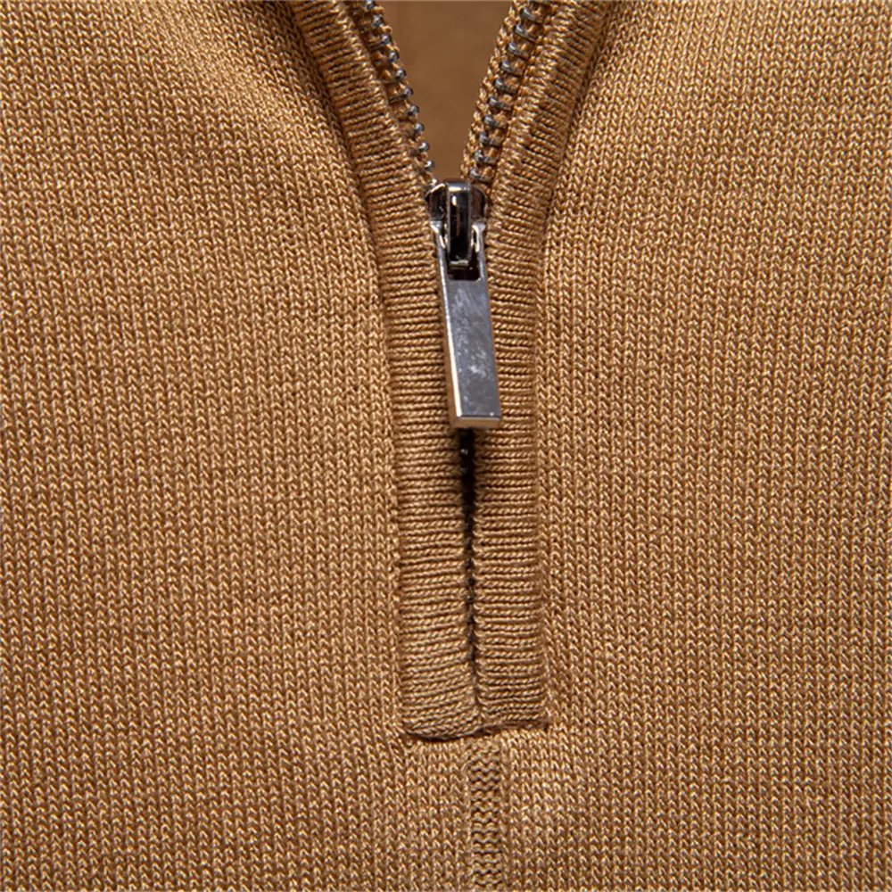 2025 Summer Men's Knit Cotton Polo Shirt - Breathable & Stretch Turn-Down Collar Design for Business  Golf and Social Events