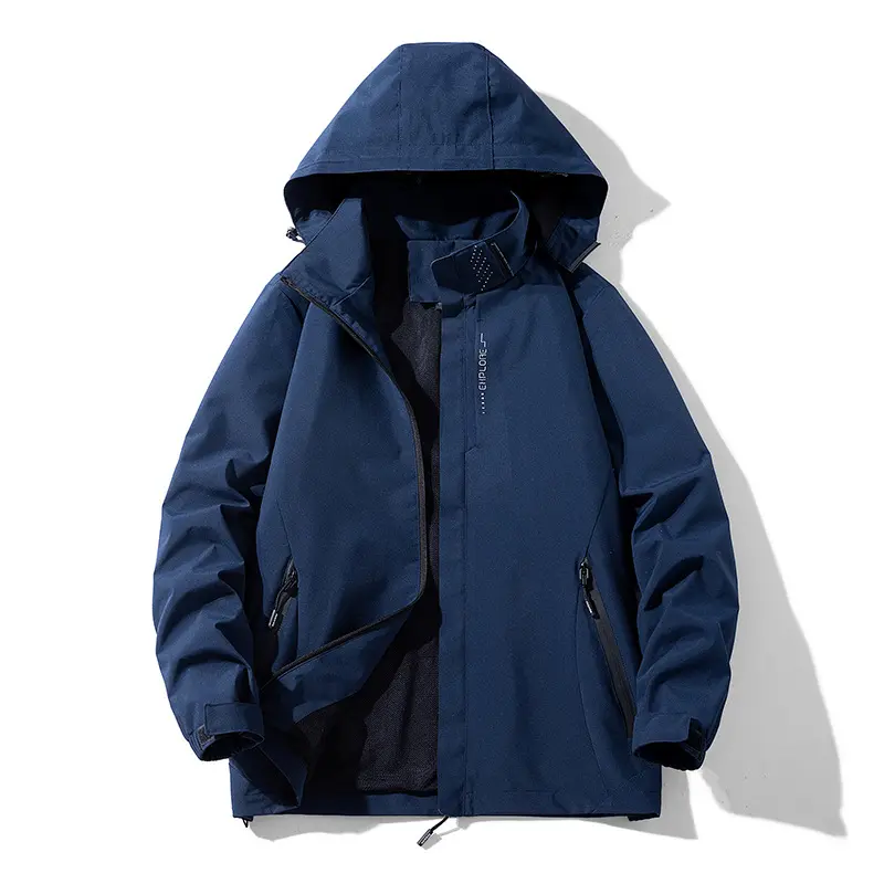 Winter New Men's Windproof and Waterproof Assault Jacket, Loose Fit Jacket, Daily Outdoor Leisure Travel Climbing Jacket