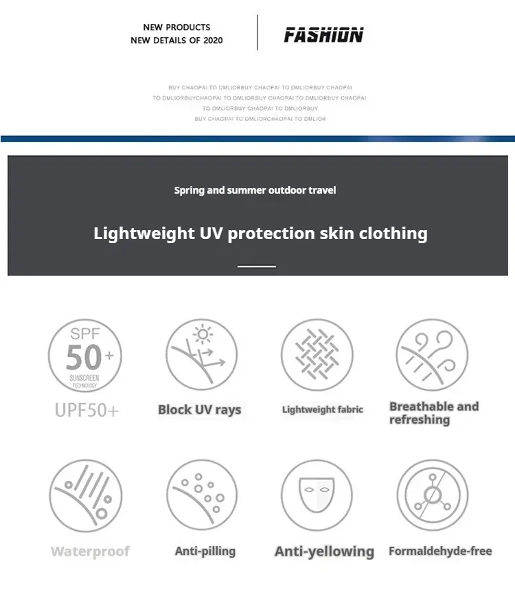 UV Resistant Jacket for Summer 2025, Ultra-thin Lightweight Skin Clothing, Men's and Women's Youth Outdoor Fashion Tops