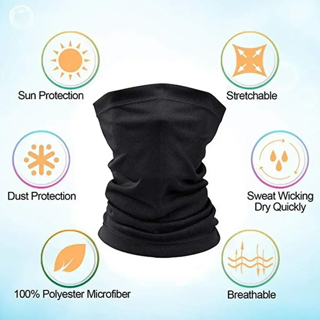 Outdoor Sport Bandana Military Tube Scarf Fishing Cycling Tactical Hiking Face Cover Neck Gaiter Half Mask Headband Men Women