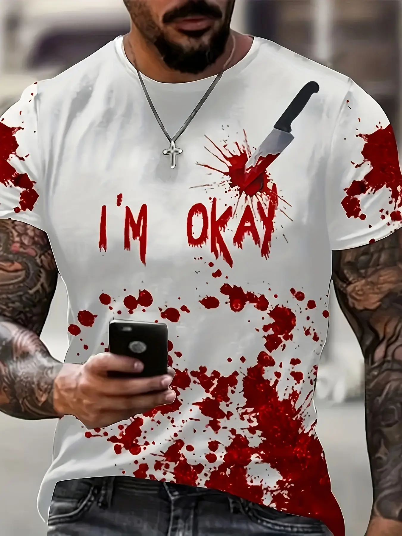 2024 Summer New Men's T-Shirt Casual Cool 3D Digital Printed for Men Short Sleeve Oversized Men Clothing Fashion Trend