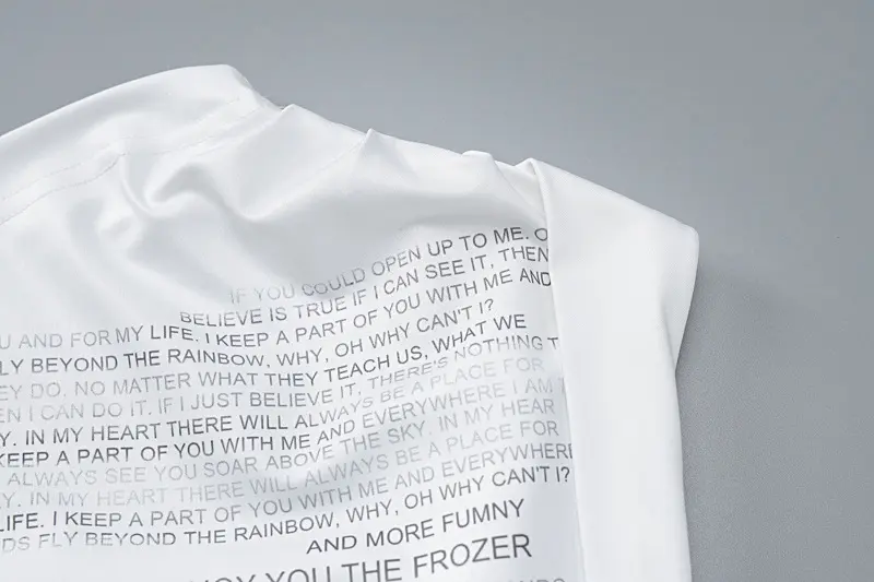2025 Summer New European and American Women's Personalized Printed Letter T-shirt Fashion Versatile Short Sleeve Top