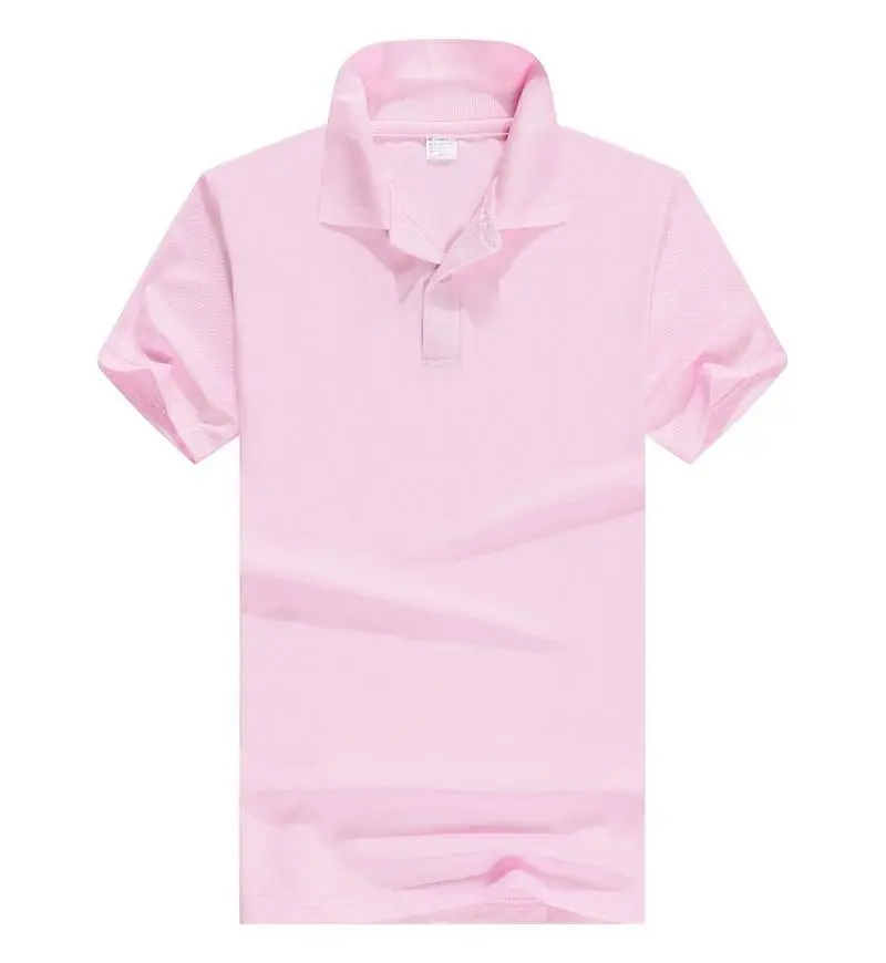 Custom Logo Short Sleeve Lapel Polo Shirt Work Uniform Student Class Party Team Shirt Embroidery Printing OEM Cultural Uniform