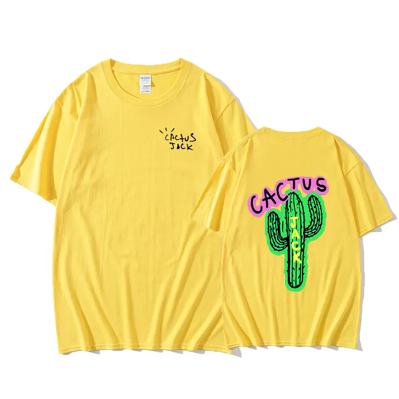 2022 cactus luxury Men Cotton T Shirt Hip Hop Men Women Print Couple Lovers Harajuku T-Shirts CACTUS t shirt