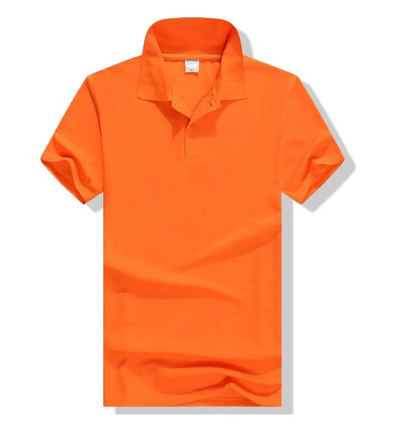 Custom Logo Short Sleeve Lapel Polo Shirt Work Uniform Student Class Party Team Shirt Embroidery Printing OEM Cultural Uniform