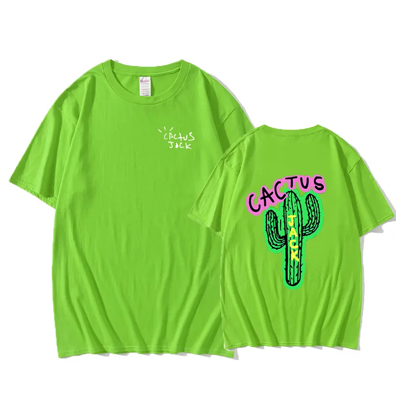 2022 cactus luxury Men Cotton T Shirt Hip Hop Men Women Print Couple Lovers Harajuku T-Shirts CACTUS t shirt