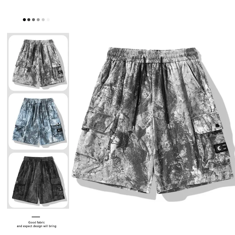 2025 Beach Shorts Men's Summer Fashion Trend Swimwear Loose Casual Streetwear Hawaiian Shorts Men's Quick Drying Comfortable