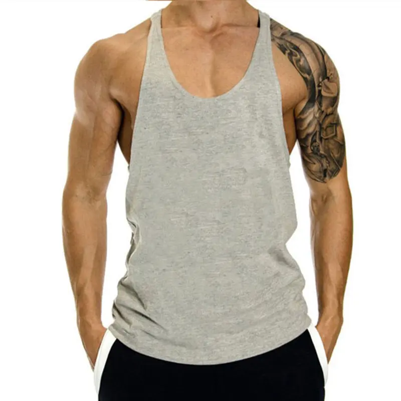 Men's sleeveless sports vest breathable cool fast drying sports running vest fitness streetwear 2025 summer clothing trend