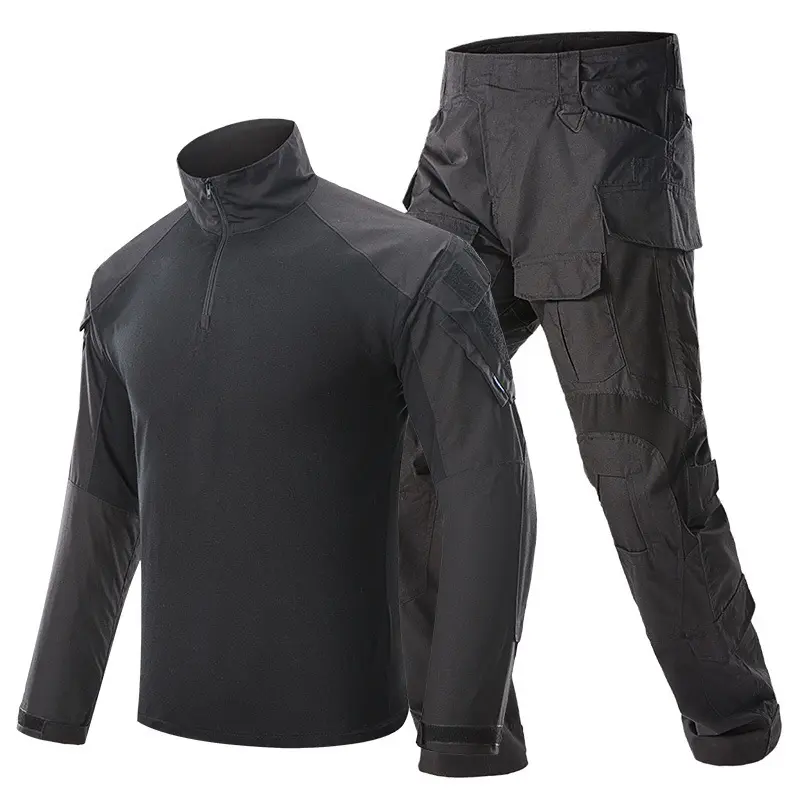 G3 Outdoor Camouflage Training Set Mens Multiple Pockets Tactical Hiking Hunting Suits Wear-resistant Breathable Frog Clothing