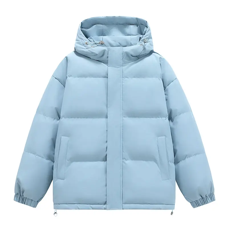 Mens Hooded Cotton Jacket Thickened Stand Collar National Trend Loose Bread Style Autumn Winter Warm Casual Outerwear Wholesale
