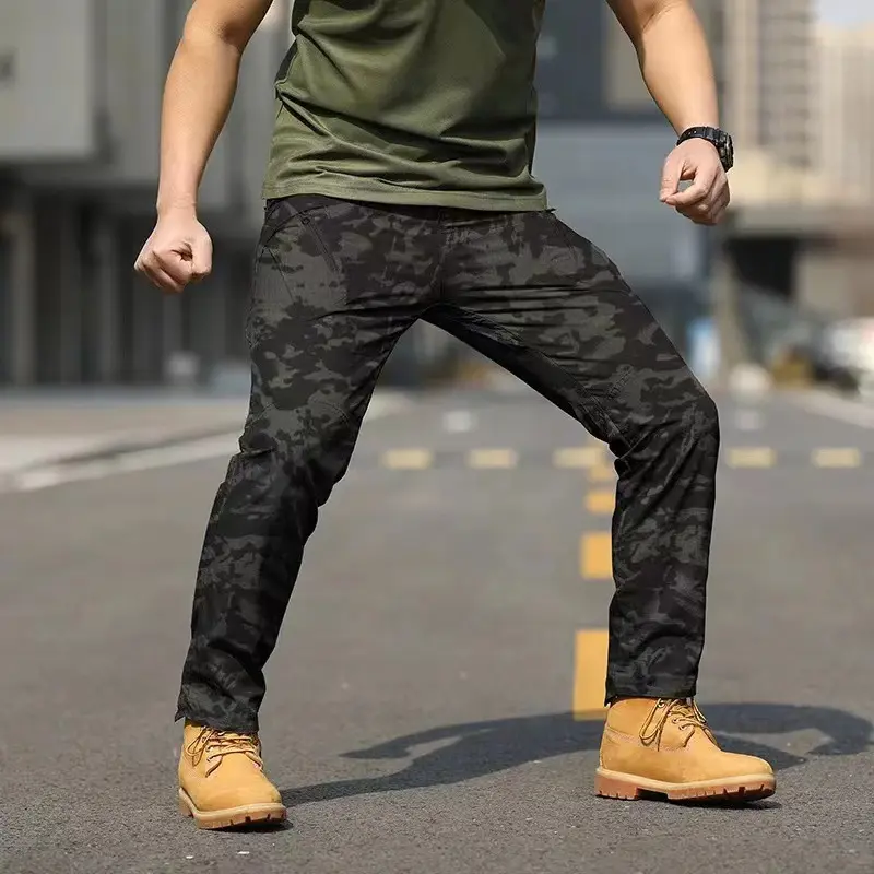 New Men's Spring and Autumn Comfortable Breathable Durable Waterproof Outdoor Sports and Leisure Classic Work Pants