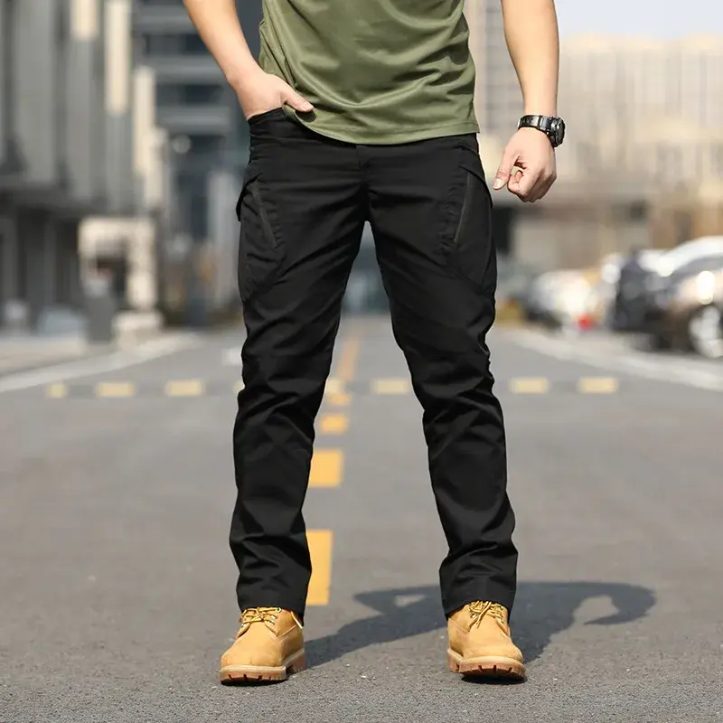 New Men's Spring and Autumn Comfortable Breathable Durable Waterproof Outdoor Sports and Leisure Classic Work Pants