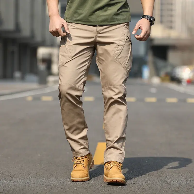 New Men's Spring and Autumn Comfortable Breathable Durable Waterproof Outdoor Sports and Leisure Classic Work Pants