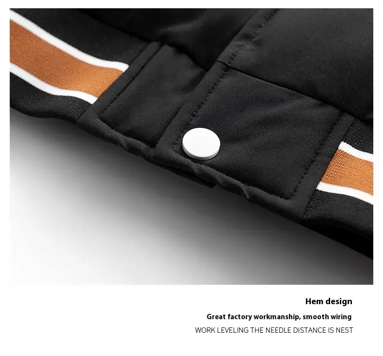 Winter New Cotton Jacket for Boys and Teenagers Hooded Warm Cotton Jacket Trendy Casual Vacation Two-piece Cotton Jacket