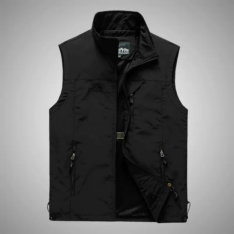 New Mens Vest Spring Autumn Outdoor Leisure Photography Fishing Shoulder Vest Sports Jacket Young Middle Aged Horse Clip Casual