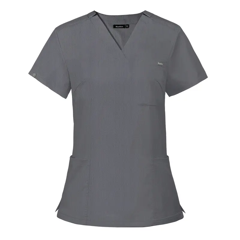 Wholesale Disposable Surgical Gowns Short Sleeve Brush Hand Scrubs Pet Grooming Aprons Women Salon Nursing Uniforms Summer