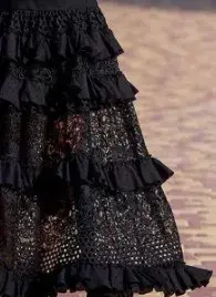 Black Long Dress Elegant One-Shoulder Solid Ruffle Long Evening Dress Summer Elegant Sleeveless Lace Hollow Party Sexy Dress