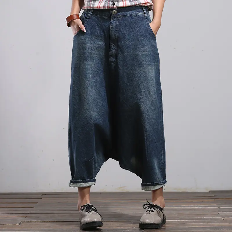 Jeans Women Denim Pant Harem Pants High Waist Straight Trousers Y2k Streetwear Elegant Mom Jeans Casual Loose Work Summer 2025