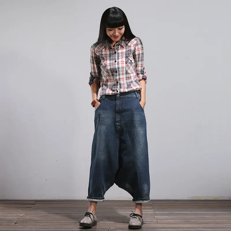 Jeans Women Denim Pant Harem Pants High Waist Straight Trousers Y2k Streetwear Elegant Mom Jeans Casual Loose Work Summer 2025