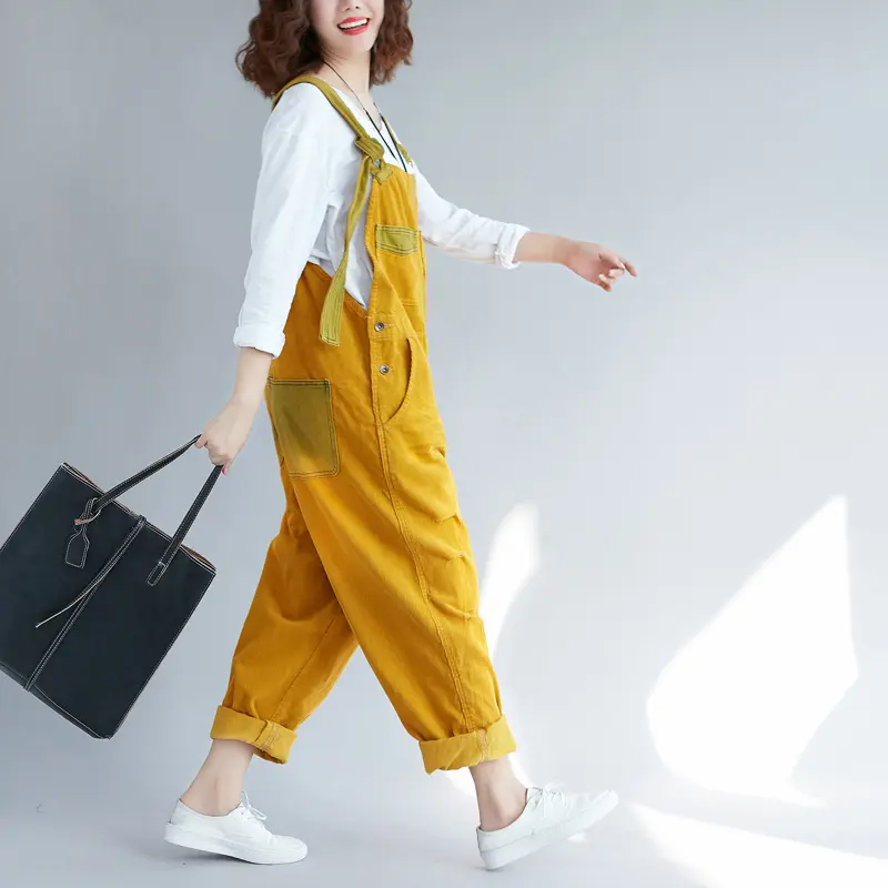 Jumpsuits Women Causal One Piece Suspenders Overalls Long Pants High Waist Rompers Y2k Streetwear Hole Work 2025 Summer