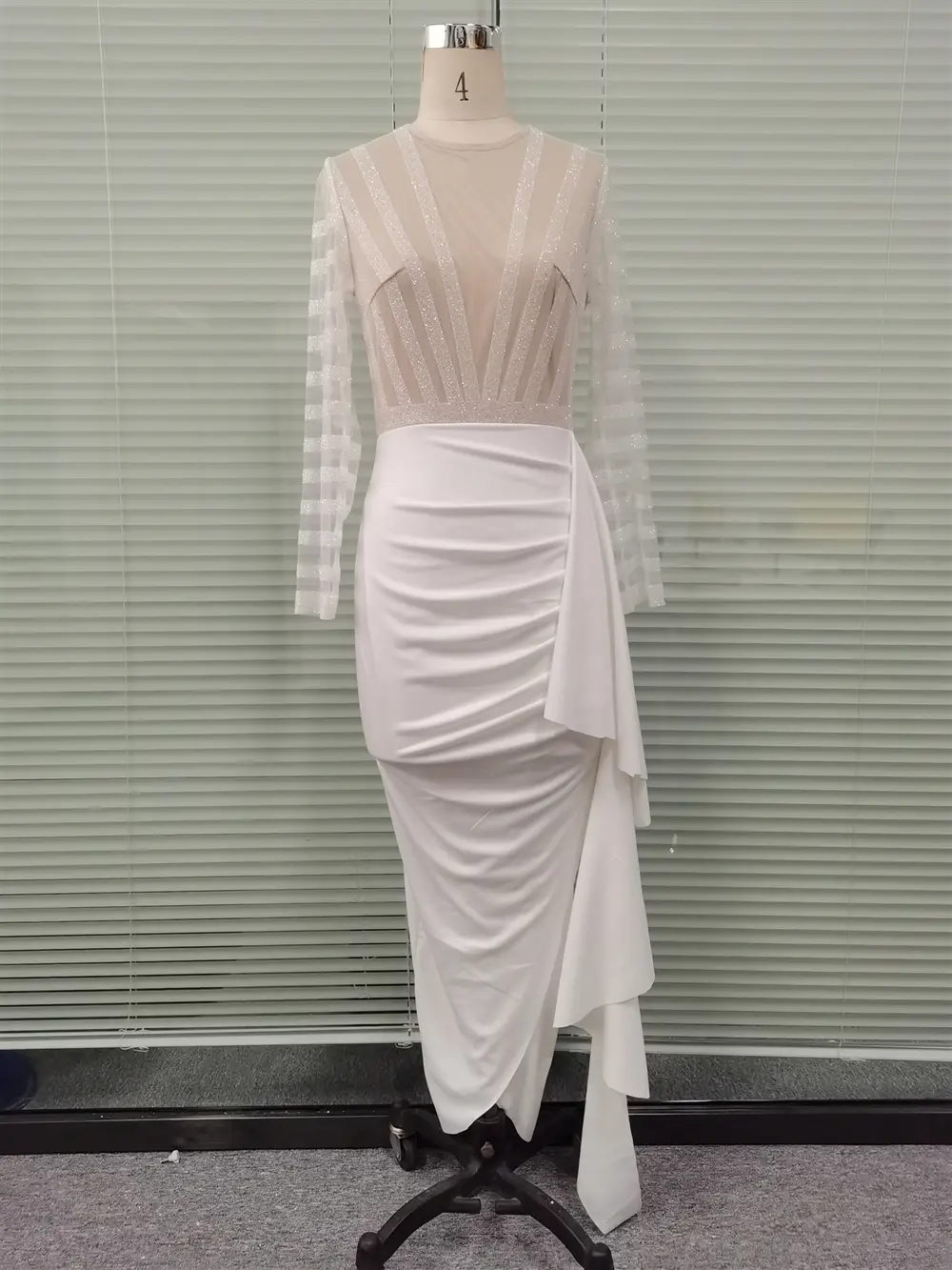 Sexy Dress Women Sleeveless Sequin Dresses O Neck Asymmetrical High Street Dance Wedding Prom Party Night Long Top Vestidos